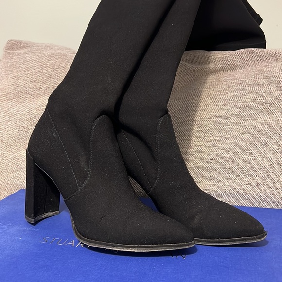 Stuart Weitzman Black Over the Knee Boots - Picture 3 of 7